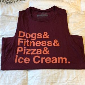 Wags and weights muscle t